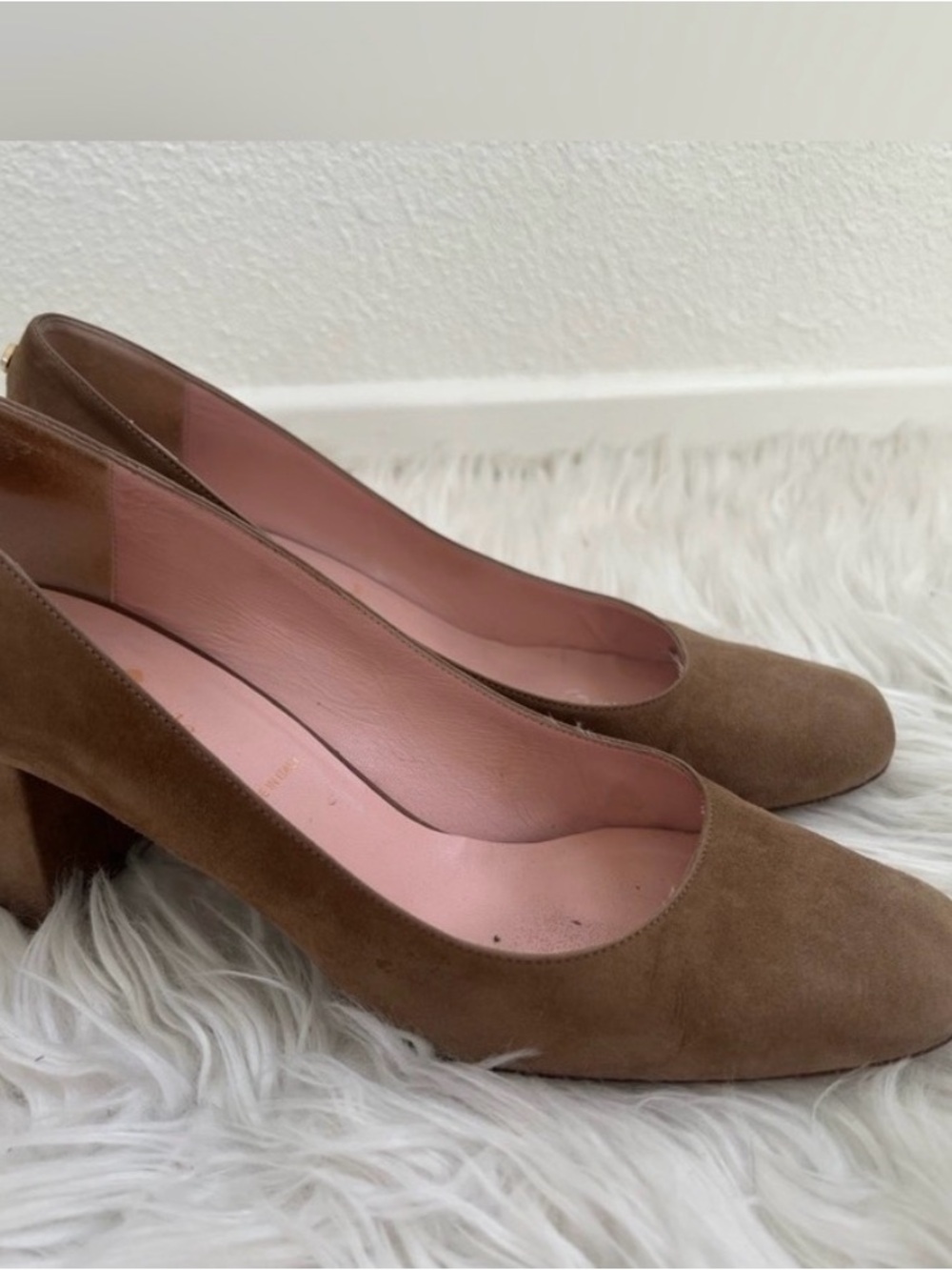 Kate Spade Kylah Brown Suede Block Heel